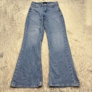 Banana Republic Women's 26 Light Wash Relaxed Flare Jeans Retro Cowgirl 70's